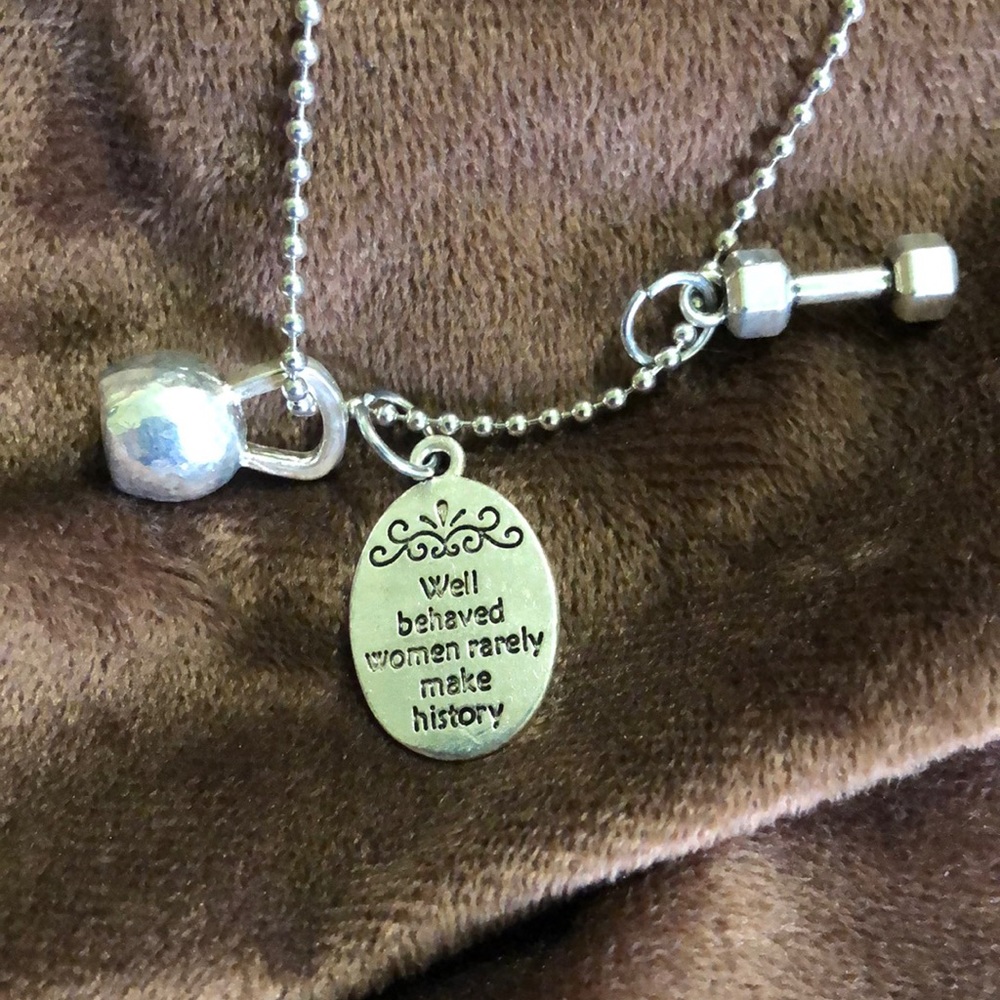 Workout / Gym Statement Necklace